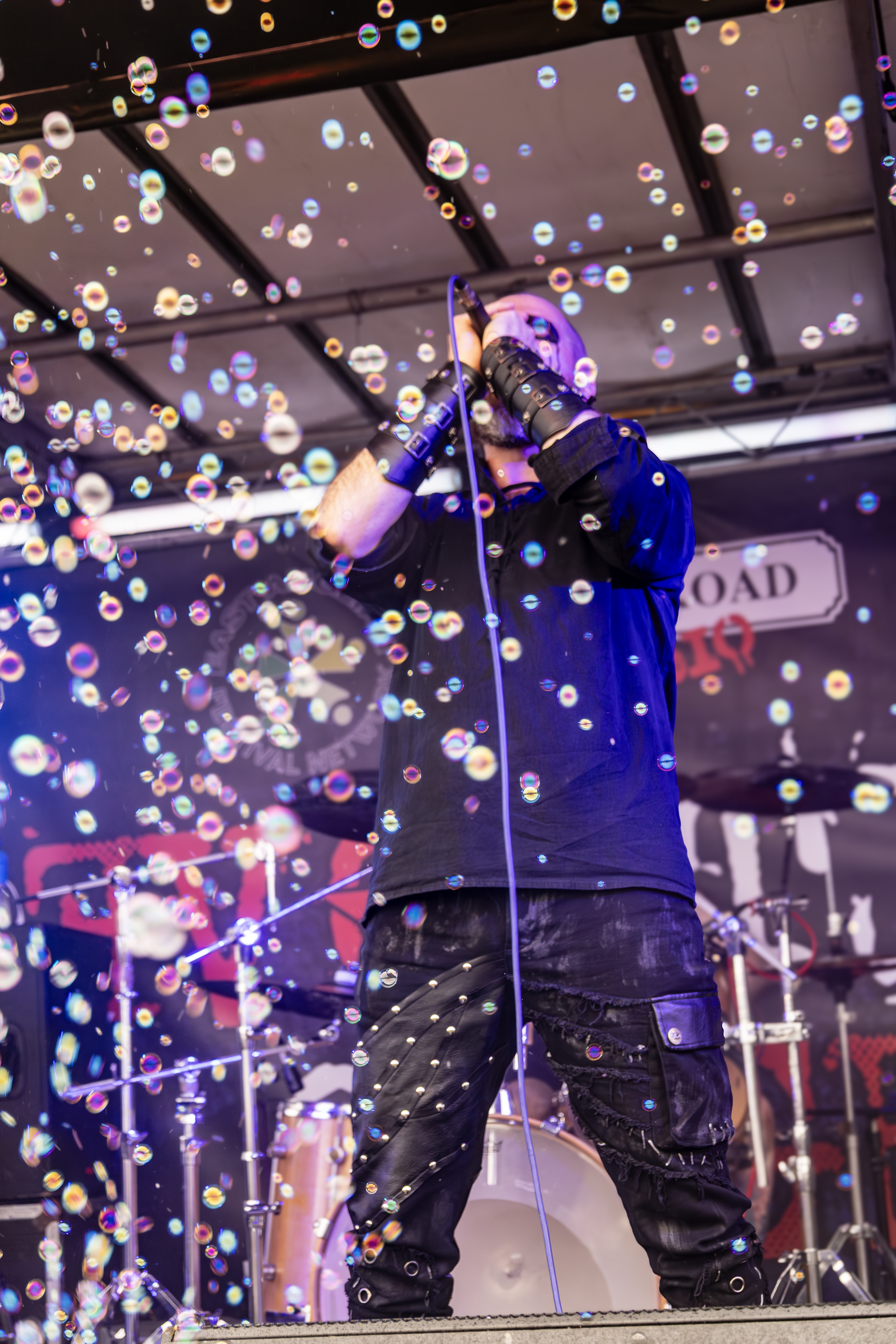 Hadron singing in the bubbles